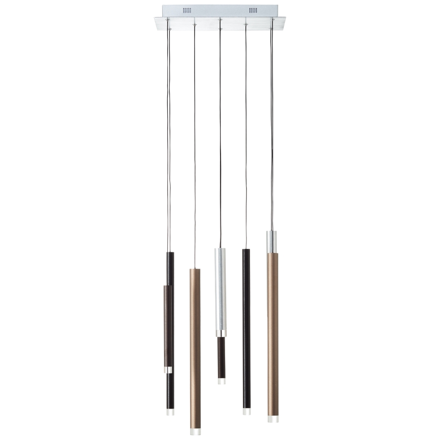 Brilliant - LED-dimmitav kaablil riputatud lühter CEMBALO LED/32W/230V mattkroom/must/pruun