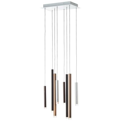 Brilliant - LED-dimmitav kaablil riputatud lühter CEMBALO LED/32W/230V mattkroom/must/pruun