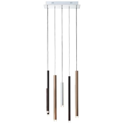 Brilliant - LED-dimmitav kaablil riputatud lühter CEMBALO LED/32W/230V mattkroom/must/pruun