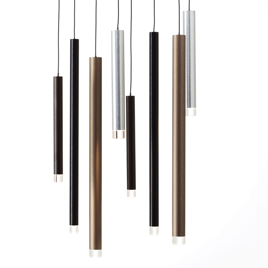 Brilliant - LED-dimmitav kaablil riputatud lühter CEMBALO LED/32W/230V mattkroom/must/pruun