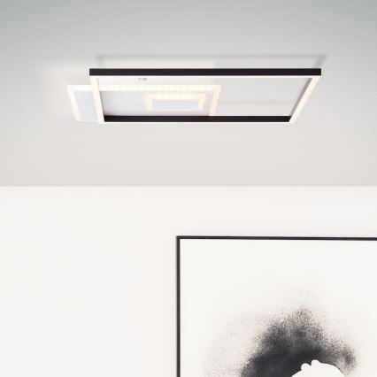 Brilliant - LED Hämardatav laevalgusti IORGO LED/40W/230V 3000K 43,5x43,5 cm valge/must