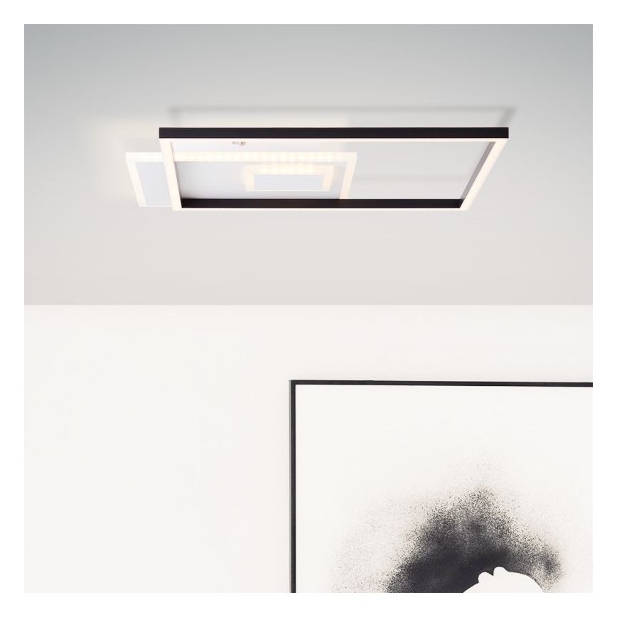 Brilliant - LED Hämardatav laevalgusti IORGO LED/40W/230V 3000K 43,5x43,5 cm valge/must
