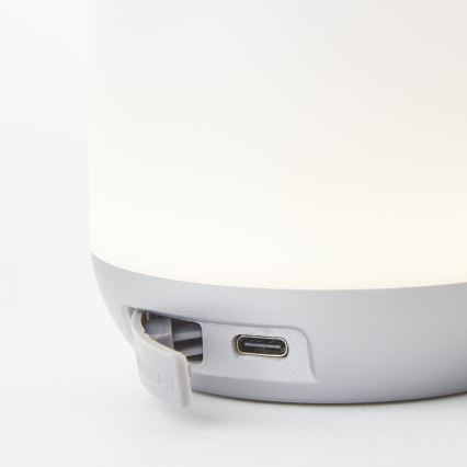Brilliant - LED Hämardatav väli laualamp GEMMA LED/1,9W/5V 1800 mAh IP44 valge