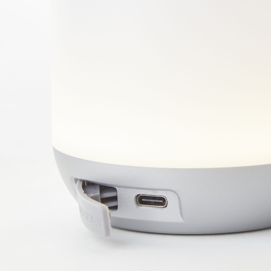 Brilliant - LED Hämardatav väli laualamp GEMMA LED/1,9W/5V 1800 mAh IP44 valge