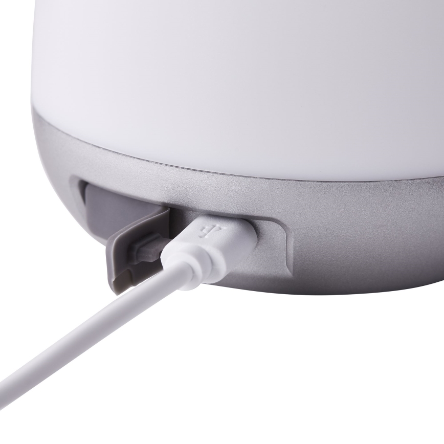 Brilliant - LED Hämardatav väli laualamp GEMMA LED/1,9W/5V 1800 mAh IP44 valge
