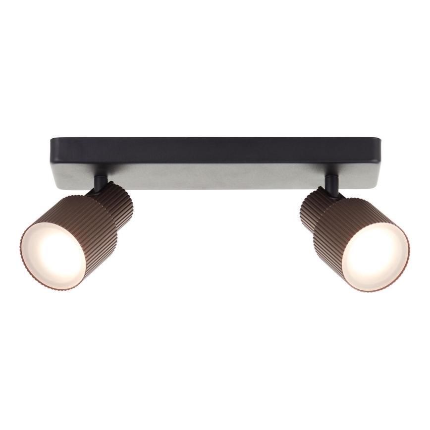 Brilliant - LED Kohtvalgusti CADIZ 2xGU10/5W/230V pronks