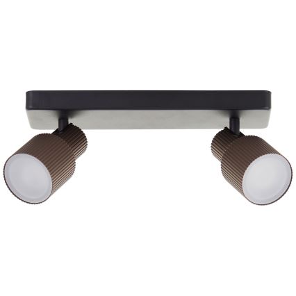 Brilliant - LED Kohtvalgusti CADIZ 2xGU10/5W/230V pronks