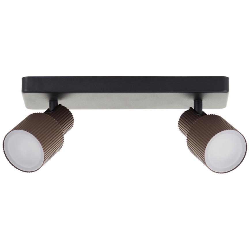 Brilliant - LED Kohtvalgusti CADIZ 2xGU10/5W/230V pronks