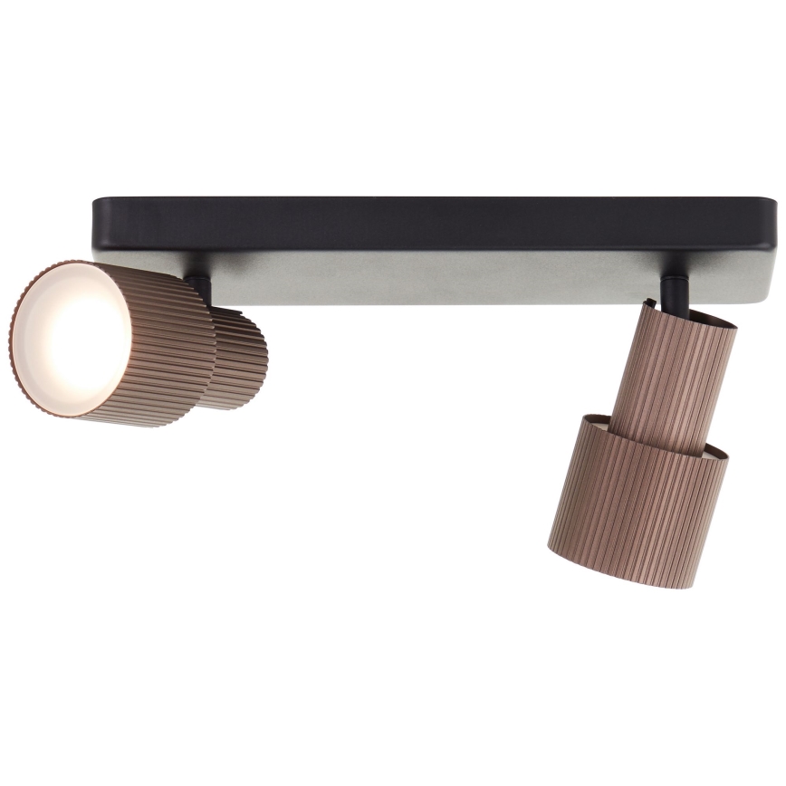 Brilliant - LED Kohtvalgusti CADIZ 2xGU10/5W/230V pronks