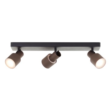 Brilliant - LED Kohtvalgusti CADIZ 3xGU10/5W/230V pronks