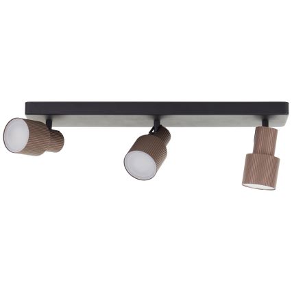 Brilliant - LED Kohtvalgusti CADIZ 3xGU10/5W/230V pronks