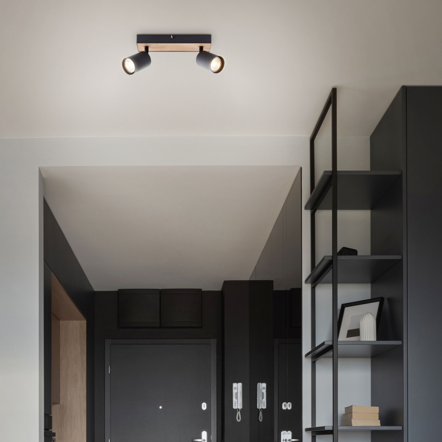 Brilliant - LED Kohtvalgusti JELLO 2xGU10/4,5W/230V mänd - FSC sertifitseeritud
