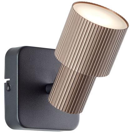 Brilliant - LED Kohtvalgusti seinale CADIZ 1xGU10/5W/230V pronks