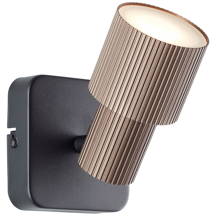 Brilliant - LED Kohtvalgusti seinale CADIZ 1xGU10/5W/230V pronks