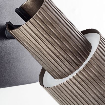 Brilliant - LED Kohtvalgusti seinale CADIZ 1xGU10/5W/230V pronks