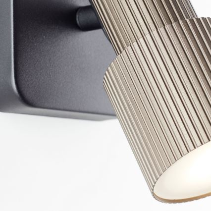 Brilliant - LED Kohtvalgusti seinale CADIZ 1xGU10/5W/230V pronks