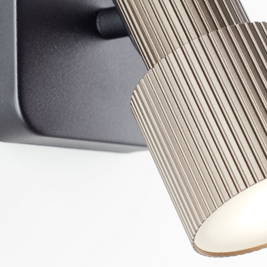 Brilliant - LED Kohtvalgusti seinale CADIZ 1xGU10/5W/230V pronks