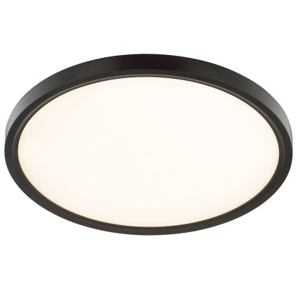 Brilliant - LED-laelamp GALO liikumis- ja hämarusanduriga LED/26W/230V, läbimõõt 40 cm, must