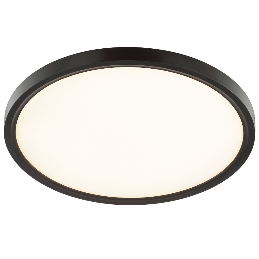 Brilliant - LED-laelamp GALO liikumis- ja hämarusanduriga LED/26W/230V, läbimõõt 40 cm, must