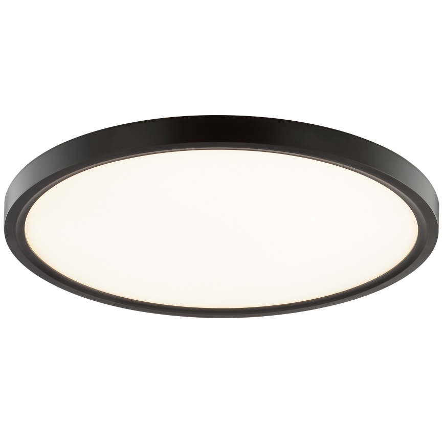 Brilliant - LED-laelamp GALO liikumis- ja hämarusanduriga LED/26W/230V, läbimõõt 40 cm, must