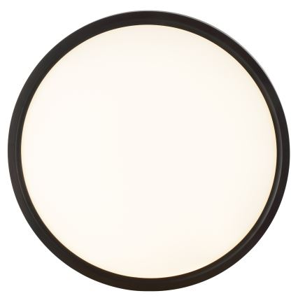Brilliant - LED-laelamp GALO liikumis- ja hämarusanduriga LED/26W/230V, läbimõõt 40 cm, must