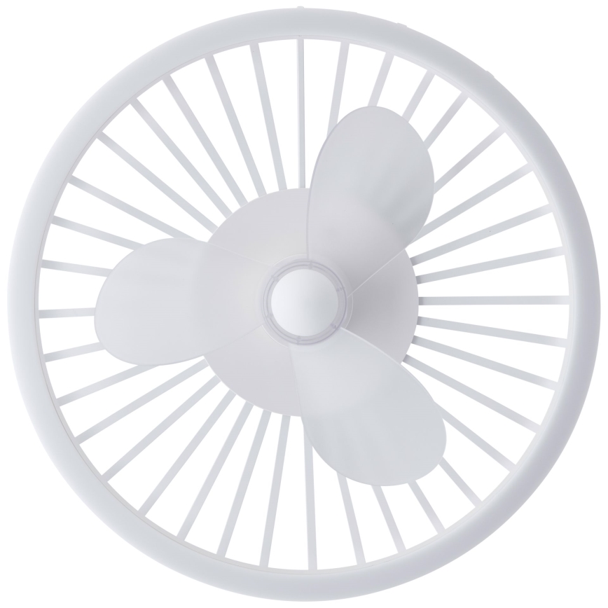 Brilliant - hämardatav laevalgusti ventilaatoriga CAPO LED/36W/230V 2700–6500K Ø 48 cm valge + kaugjuhtimispult