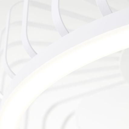 Brilliant - hämardatav laevalgusti ventilaatoriga CAPO LED/36W/230V 2700–6500K Ø 48 cm valge + kaugjuhtimispult