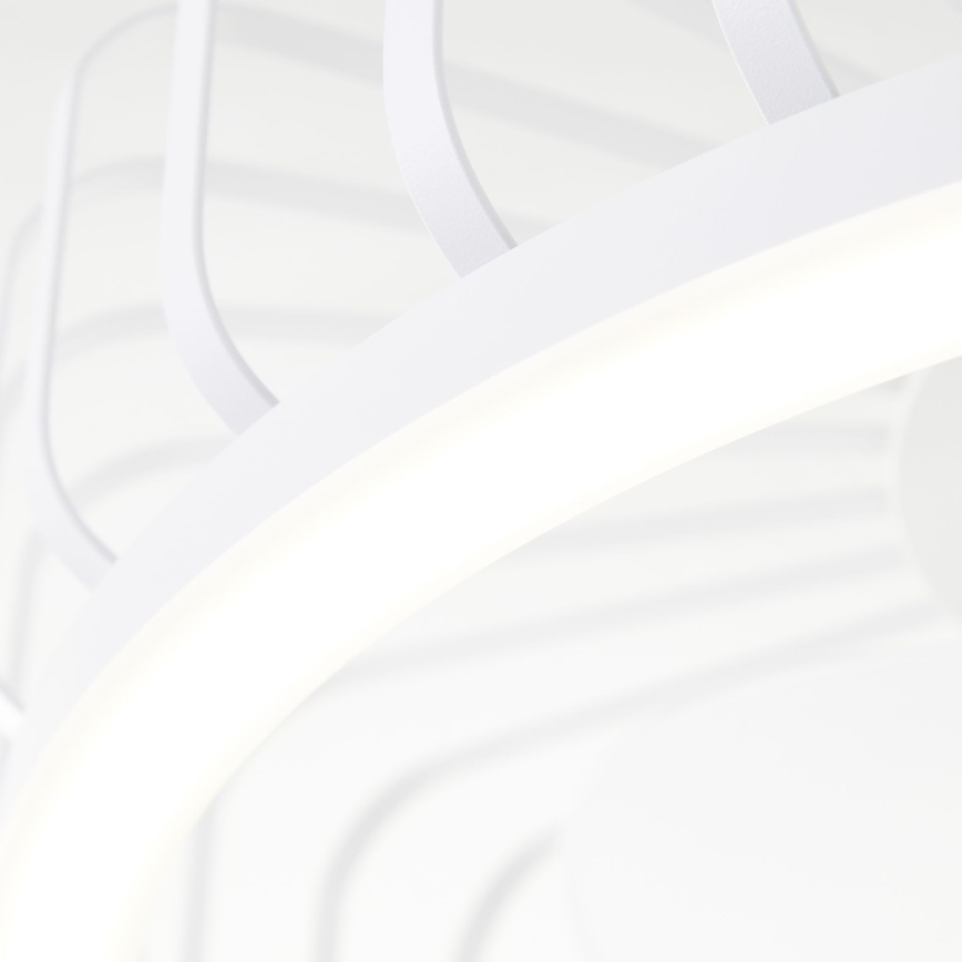 Brilliant - hämardatav laevalgusti ventilaatoriga CAPO LED/36W/230V 2700–6500K Ø 48 cm valge + kaugjuhtimispult