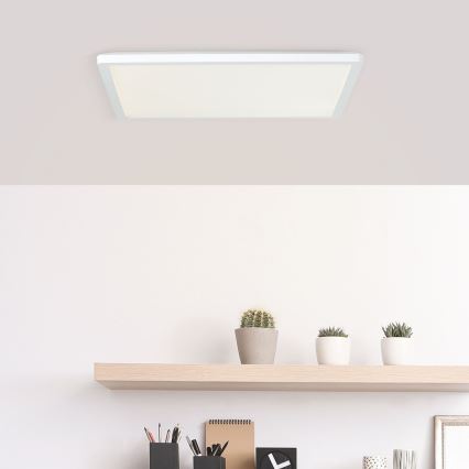 Brilliant - LED laelamp MILTON LED/24W/230V 42x42 cm valge