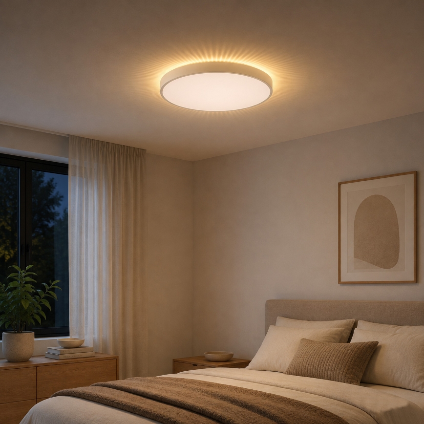 Brilliant - LED-laelamp SOLISTRA LED/36W/230V, läbimõõt 54 cm, valge