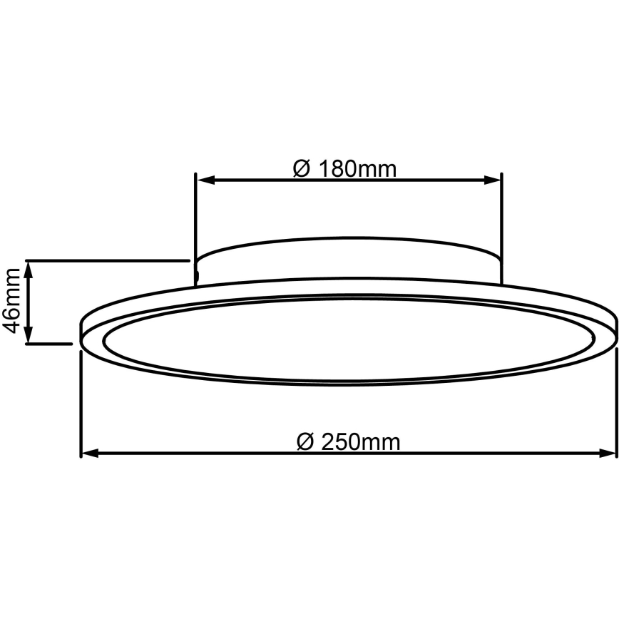 Brilliant - LED Laevalgusti BUFFI LED/13W/230V d. 25 cm 2700K