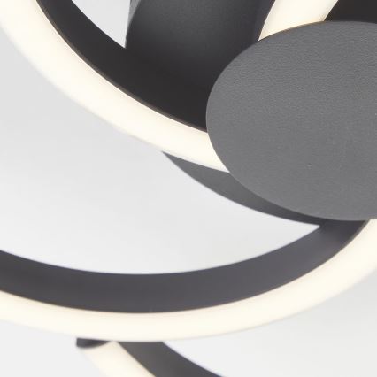 Brilliant - LED Laevalgusti FICO LED/22W/230V d. 34 cm must