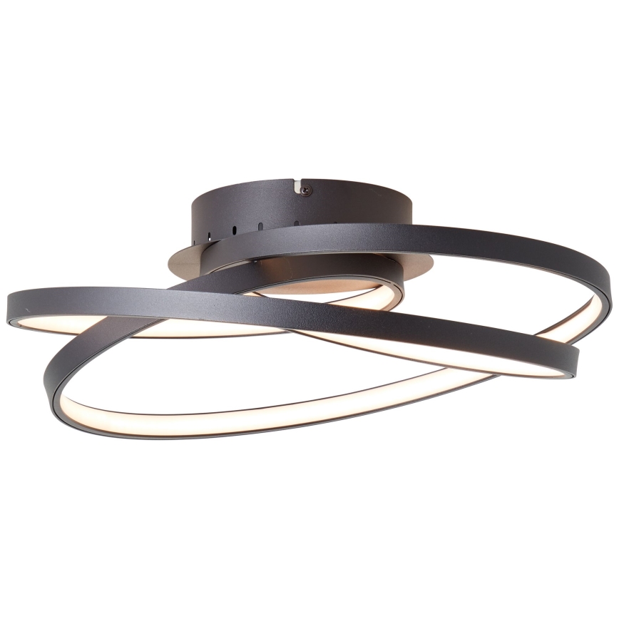 Brilliant - LED Laevalgusti LABYRINTH LED/40W/230V d. 39,5 cm must