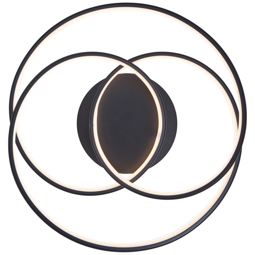 Brilliant - LED Laevalgusti LABYRINTH LED/40W/230V d. 39,5 cm must