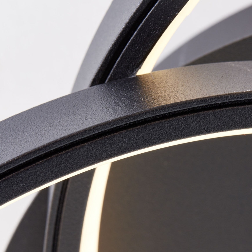 Brilliant - LED Laevalgusti LABYRINTH LED/40W/230V d. 39,5 cm must