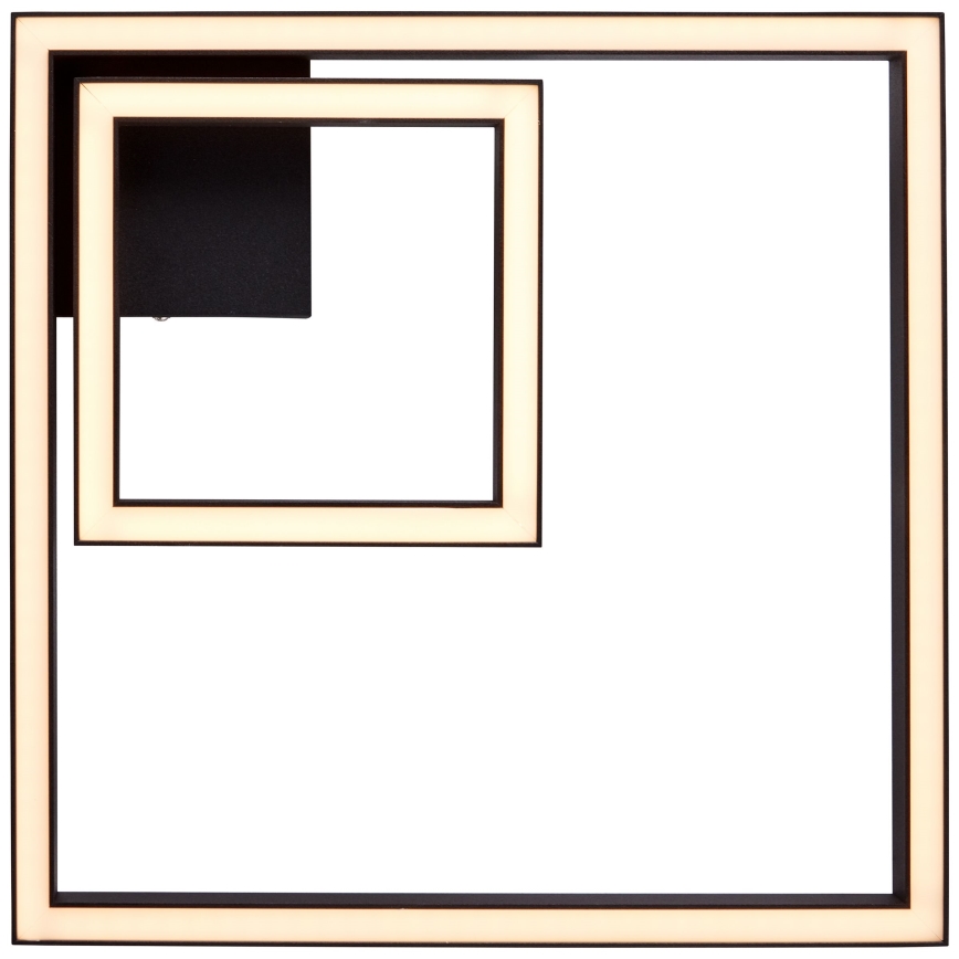 Brilliant - LED Laevalgusti QUON LED/24W/230V 3000K 40x40 cm must