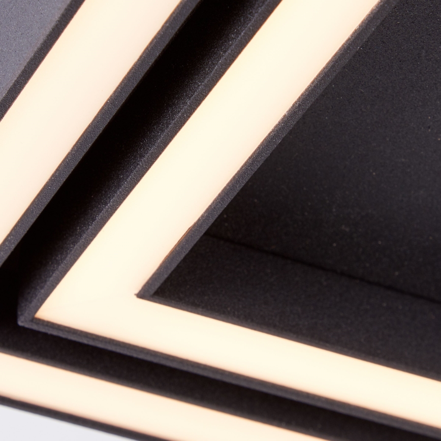 Brilliant - LED Laevalgusti QUON LED/24W/230V 3000K 40x40 cm must