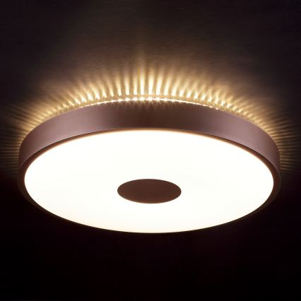 Brilliant - LED laevalgusti TAVIS LED/24W/230V läbimõõt 44,5 cm roosakuldne