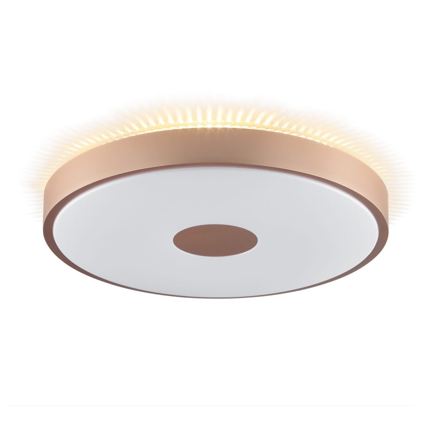 Brilliant - LED laevalgusti TAVIS LED/24W/230V läbimõõt 44,5 cm roosakuldne