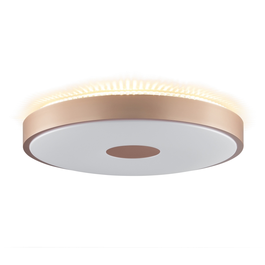 Brilliant - LED laevalgusti TAVIS LED/24W/230V läbimõõt 44,5 cm roosakuldne