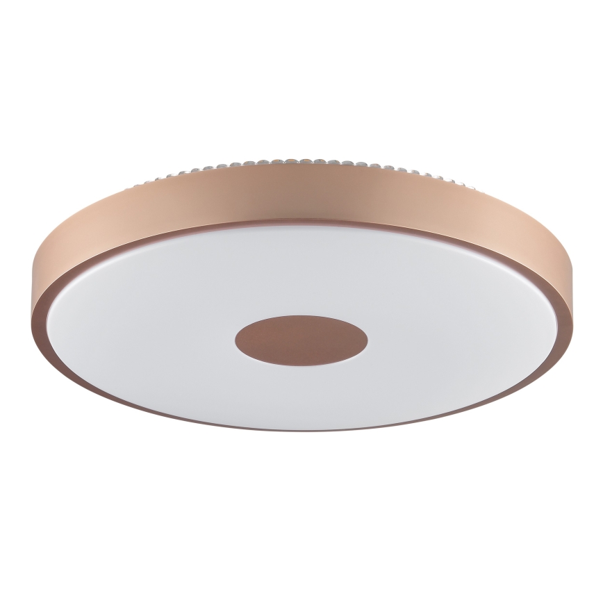 Brilliant - LED laevalgusti TAVIS LED/24W/230V läbimõõt 44,5 cm roosakuldne