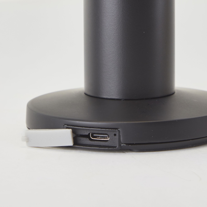 Brilliant - LED Päikesepaneeliga hämardatav puutetundlik lamp MAGUA LED/2W/3,7V 2000 mAh IP44 must