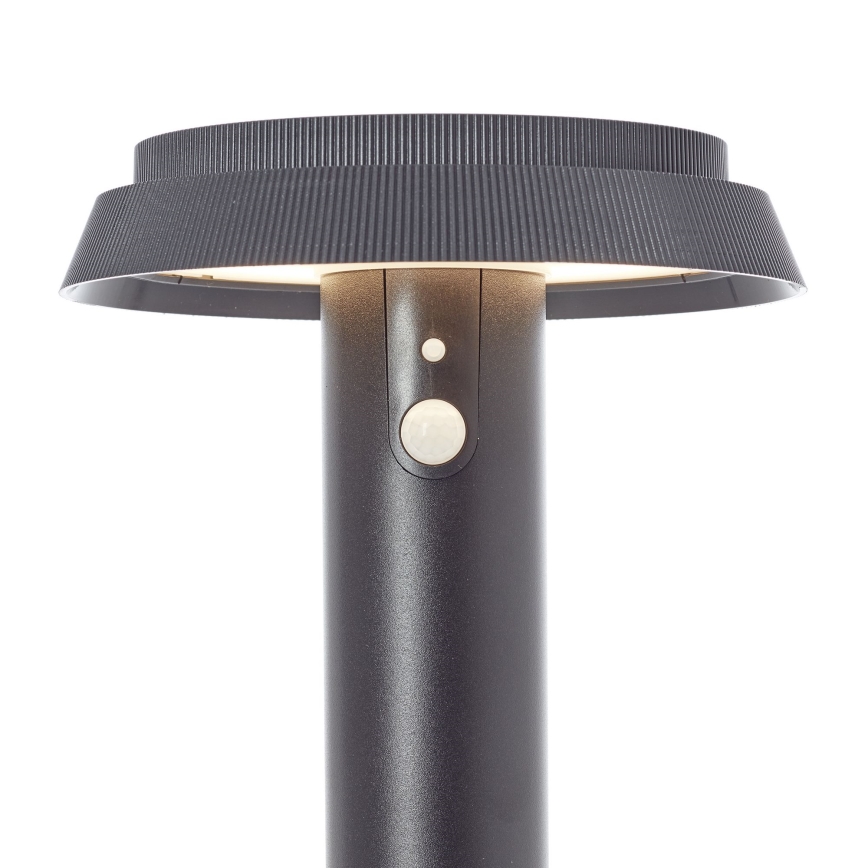 Brilliant - LED Päikesepaneeliga valgusti anduriga ALVERO LED/4W/3,7V 2000 mAh 50 cm IP44 must