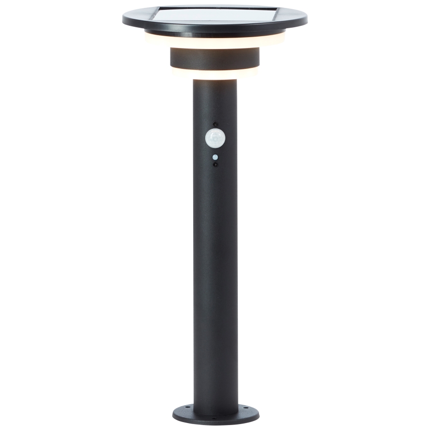 Brilliant - LED Päikesepaneeliga valgusti anduriga GARVINA LED/3W/3,7V 45 cm IP44 must
