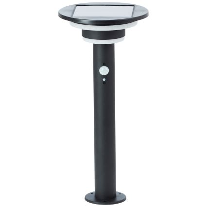Brilliant - LED Päikesepaneeliga valgusti anduriga GARVINA LED/3W/3,7V 45 cm IP44 must