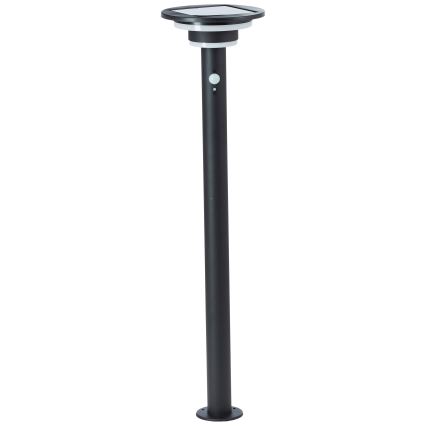 Brilliant - LED Päikesepaneeliga valgusti anduriga GARVINA LED/3W/3,7V 85 cm IP44 must