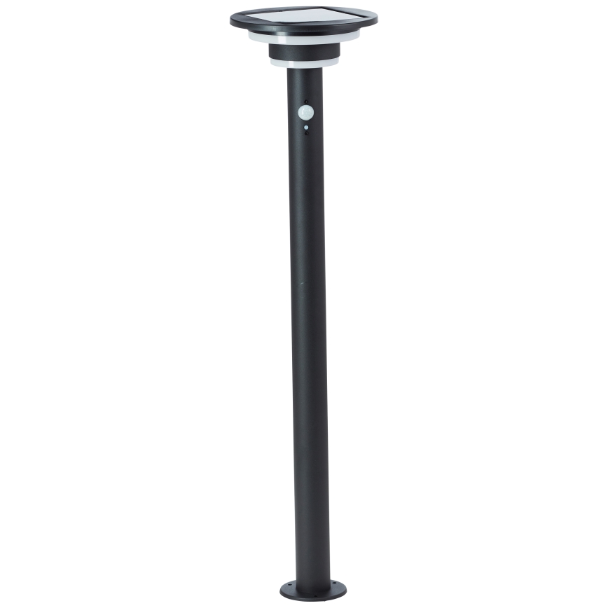 Brilliant - LED Päikesepaneeliga valgusti anduriga GARVINA LED/3W/3,7V 85 cm IP44 must
