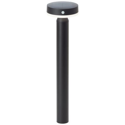 Brilliant - LED Päikesepaneeliga valgusti anduriga MAGUA LED/4W/3,7V 2000 mAh 50,2 cm IP44 must