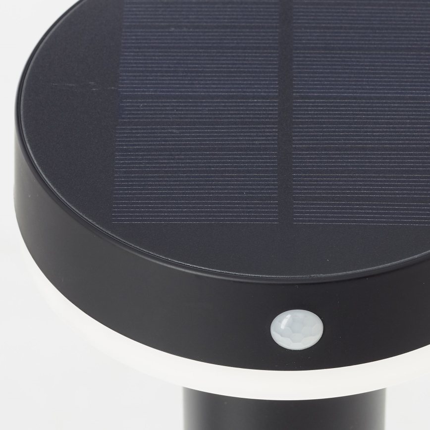 Brilliant - LED Päikesepaneeliga valgusti anduriga MAGUA LED/4W/3,7V 2000 mAh 50,2 cm IP44 must