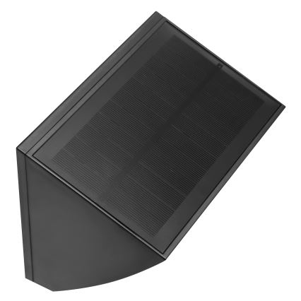 Brilliant - LED päikese seinavalgusti anduriga SIERRA LED/6W/3,7V 2700/4000/6500K 2000 mAh IP54 must
